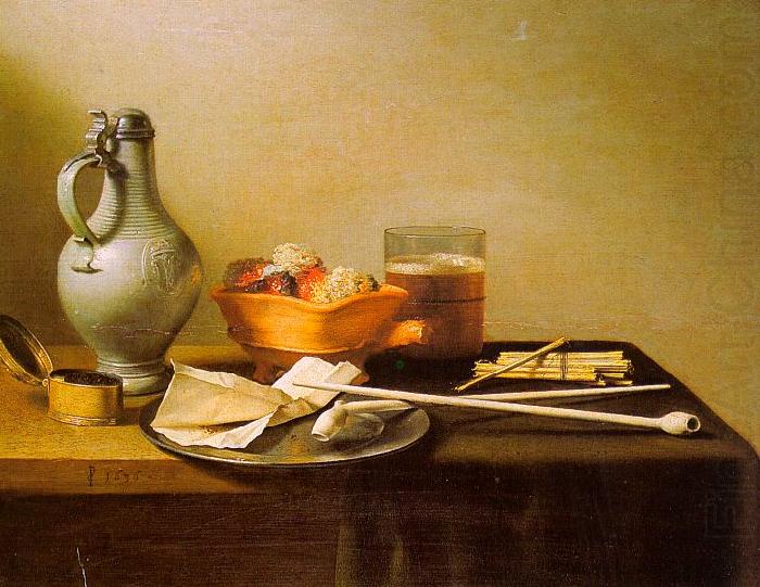 Pipes and Brazier, Pieter Claesz